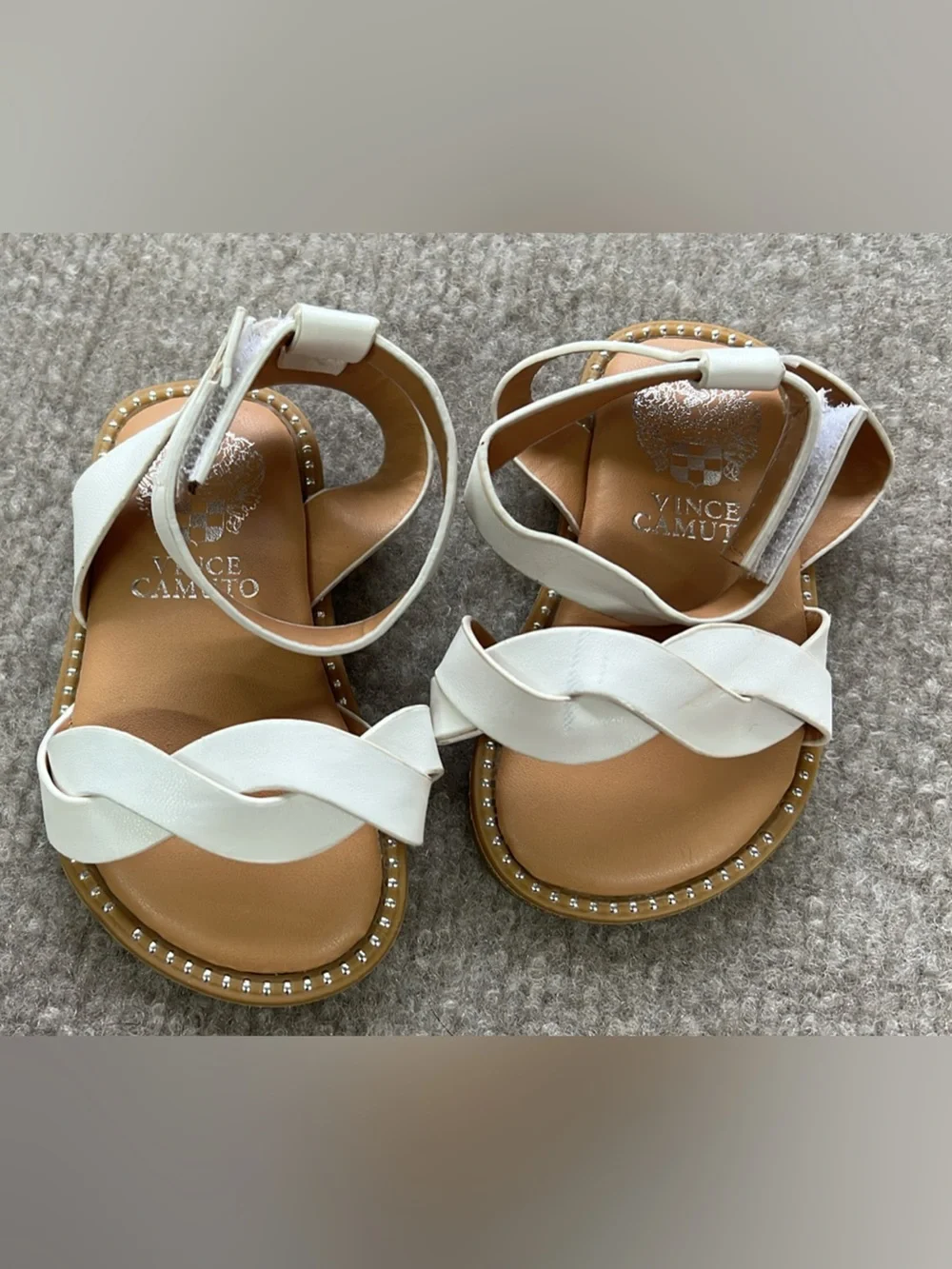 Vince Camuto Toddler Girls Braided Strap Sandals size 3